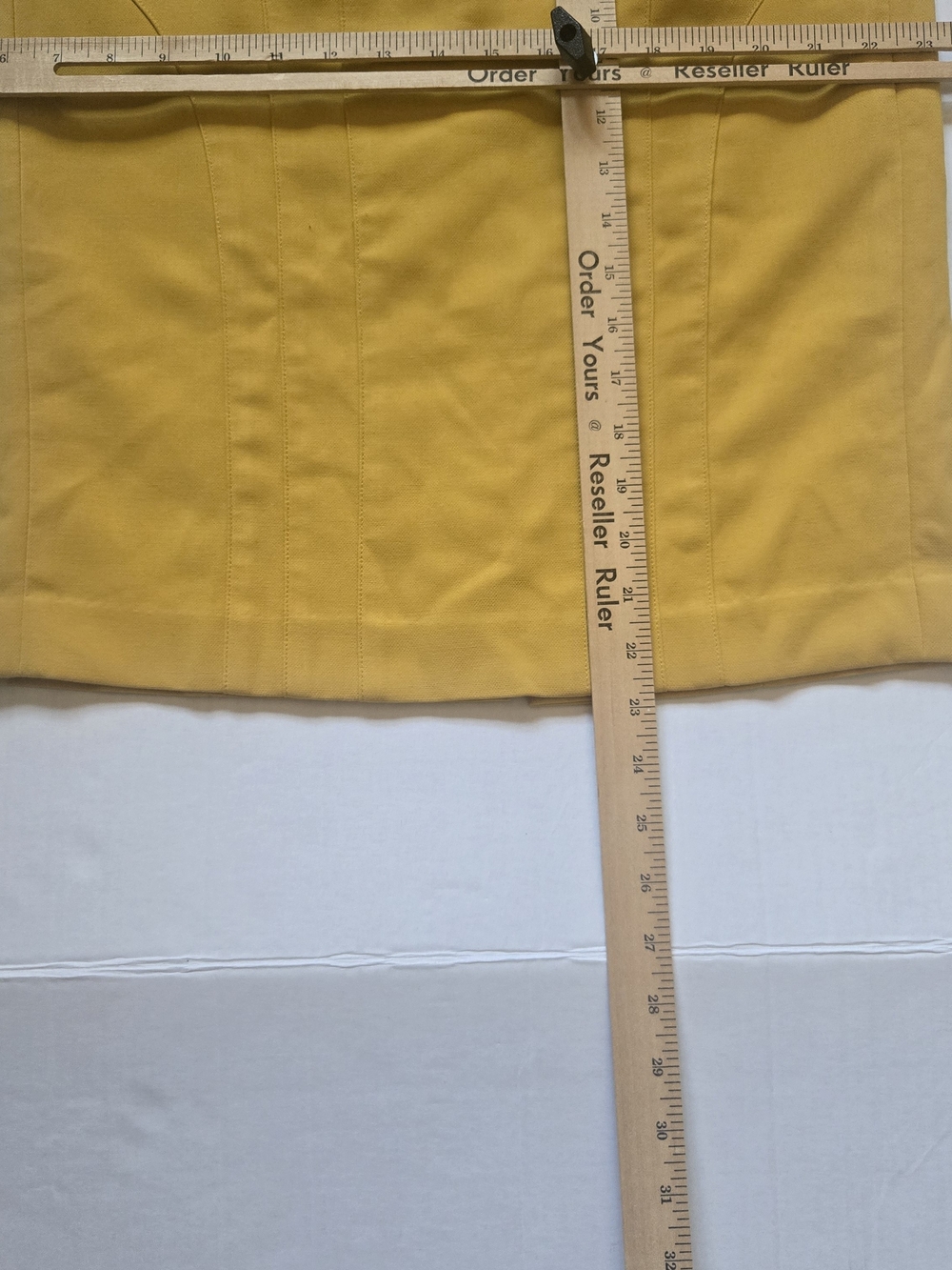 Banana Republic Mustard Yellow Pencil Skirt - Picture 5 of 9